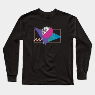 Memphis Pattern 43 / 80s Retro Long Sleeve T-Shirt